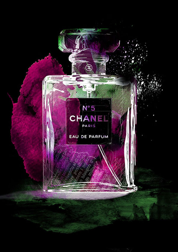 Fragrance Illustration: Chanel No.5 by Sergio Ingravalle on Dribbble